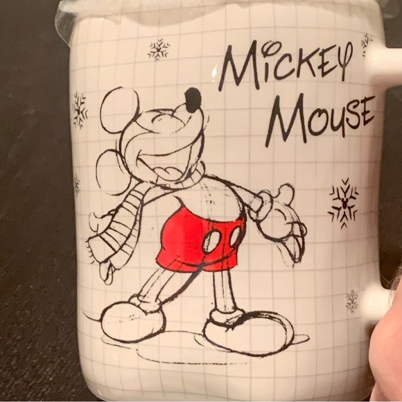 Mickey Santa Hat Mouse Ears Christmas Topper Mug - Disney Sketchbook Collection - Picture 4 of 14
